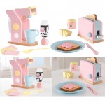 Set de jucarie Expresor Cafea si Toaster Pastel expresso din lemn Kidkraft Set de jucarie Expresor Cafea si Toaster Pastel expresso din lemn Kidkraft
